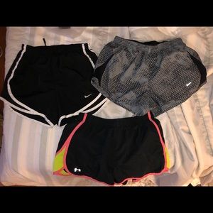 3 pairs of athletic shorts!!